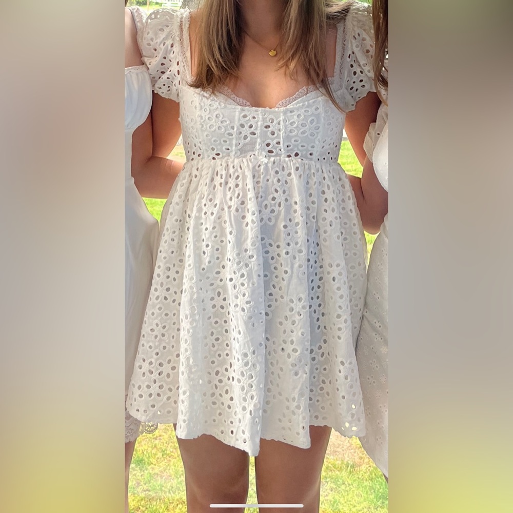 For Love and Lemons Becca Mini Dress size Medium.